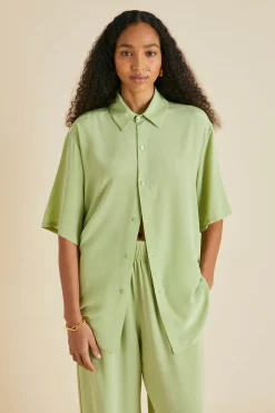 Store Alabama Pajamasin Silk Crêpe de Chine Pajamas