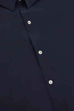 Store Alabama Navy Pajamasin Silk Crêpe de Chine Pajamas