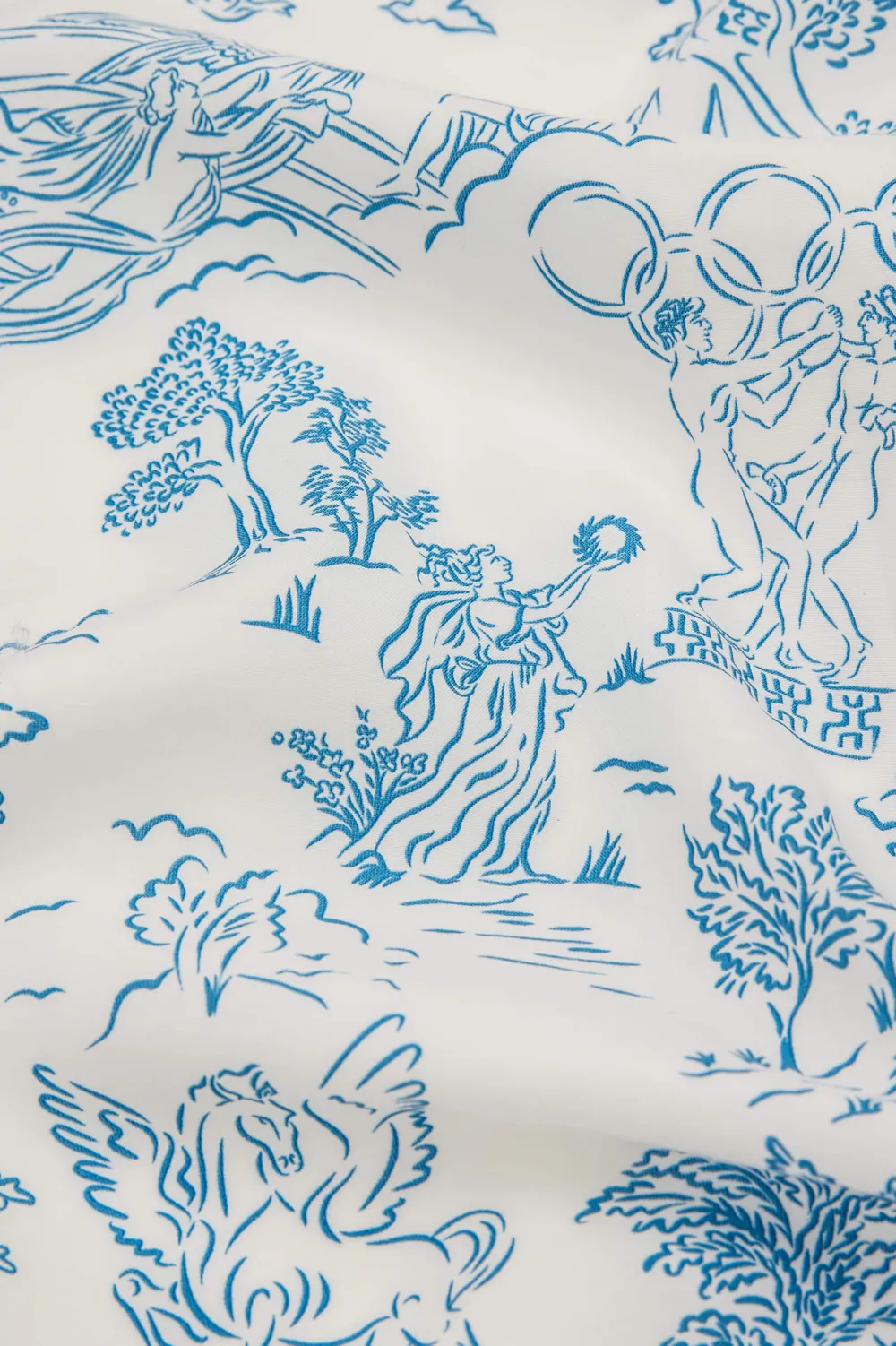 Store Amaya Eros Toile de Jouy Robein Cotton-Silk Robes