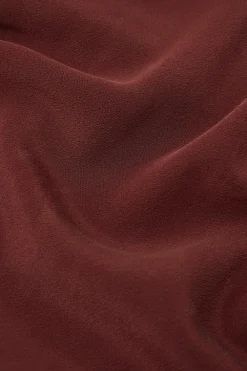 Best Sale Amina Fringed Robein Silk Crêpe de Chine Robes