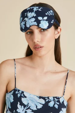 Discount Audrey Alcides Floral Eye Maskin Silk Crêpe de Chine Eye Masks