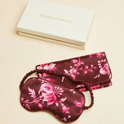 Discount Audrey Aphrodite Floral Eye Maskin Silk Satin Eye Masks