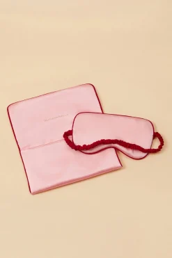 Fashion Audrey Blush Eye Maskin Silk Satin Eye Masks