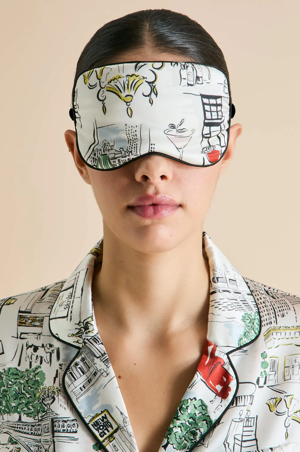 Hot Audrey Carlyle Eye Maskin Silk Satin Eye Masks