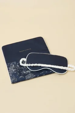 Fashion Audrey Erebus Toile de Jouy Eye Maskin Silk Twill Eye Masks
