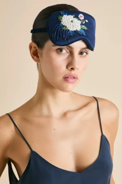 Best Audrey Harmonies Embellished Eye Maskin Silk Satin Eye Masks