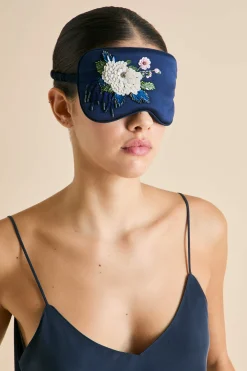 Best Audrey Harmonies Embellished Eye Maskin Silk Satin Eye Masks