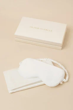 Sale Audrey Pearl Eye Maskin Silk Satin Eye Masks