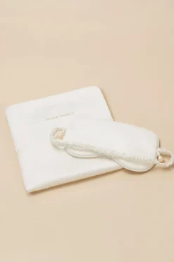 Sale Audrey Pearl Eye Maskin Silk Satin Eye Masks