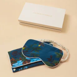 New Audrey Tibatant Floral Eye Maskin Silk Crêpe de Chine Eye Masks