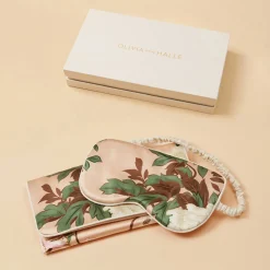 Outlet Audrey Tirtoff Floral Eye Maskin Silk Satin Eye Masks