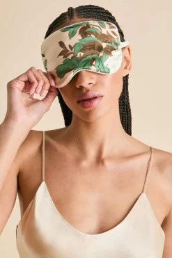 Outlet Audrey Tirtoff Floral Eye Maskin Silk Satin Eye Masks