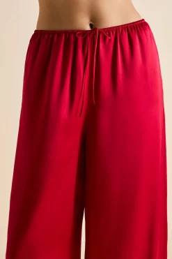 Online Bliss Ruby Camisole Setin Silk Satin Camisole Sets|Pajamas