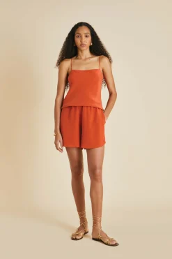 Sale Calypso Camisole Setin Silk Crêpe de Chine Camisole Sets|Pajamas