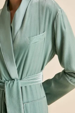 Cheap Capability Ash Robein Silk Velvet Robes