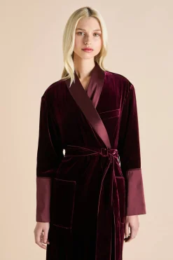 New Capability Robein Silk Velvet Robes