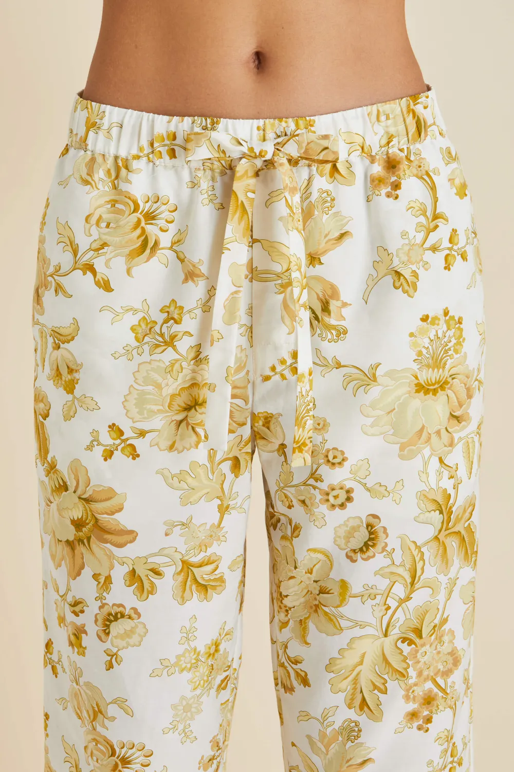 Online Casablanca Aegeus Floral Pajamasin Cotton-Silk Pajamas