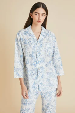 Cheap Casablanca Eros Toile de Jouy Pajamasin Cotton-Silk Pajamas