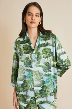 Best Casablanca Hyde Park Pajamasin Silk Satin Pajamas