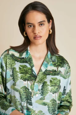 Best Casablanca Hyde Park Pajamasin Silk Satin Pajamas