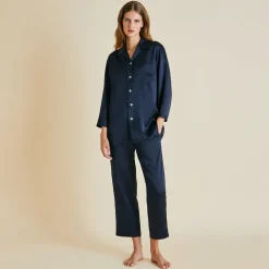 Fashion Casablanca Pyjamasin Silk Satin Pajamas