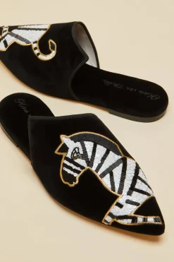Best Contessa Zebedee Slippersin Velvet Slippers