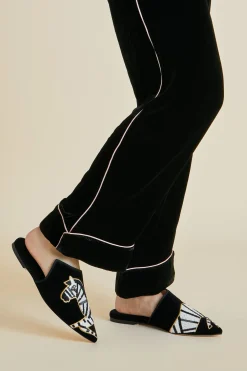Best Contessa Zebedee Slippersin Velvet Slippers