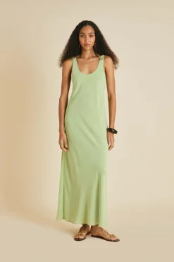 Flash Sale Dali Slip Dressin Silk Crêpe de Chine Dresses