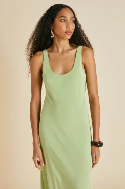 Flash Sale Dali Slip Dressin Silk Crêpe de Chine Dresses