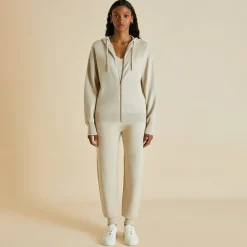 Shop Della Kasbah Tracksuitin Silk-Cashmere Tracksuits