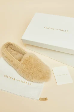 Sale Dolly Caramel Slippersin Merino Wool Slippers
