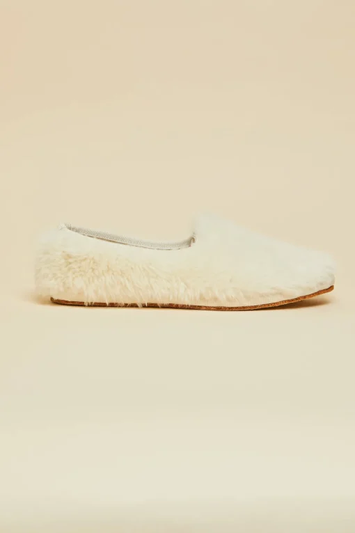 New Dolly Ivory Slippersin Merino Wool Slippers