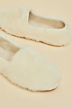 New Dolly Ivory Slippersin Merino Wool Slippers