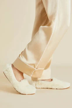 New Dolly Ivory Slippersin Merino Wool Slippers