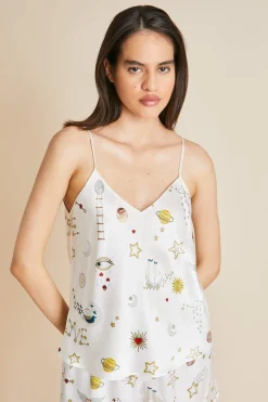 Cheap Elle Love Camisole Setin Silk Satin Camisole Sets|Pajamas