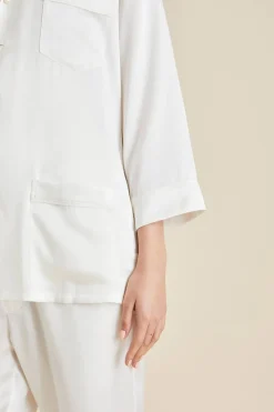 Best Fifi Pearl Pajamasin Silk Satin Pajamas