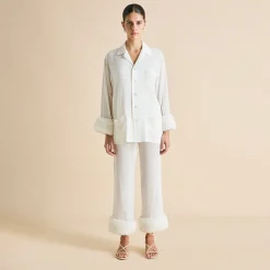 Discount Fifi Snow White Pajamasin Silk Crêpe de Chine Pajamas