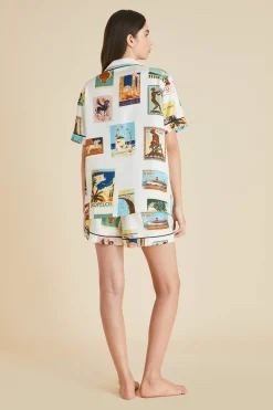 Flash Sale Ingo Cadmus Postcard Pajamasin Silk Twill Pajamas
