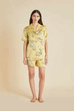 Sale Ingo Perseus Lobster Pajamasin Silk Satin Pajamas