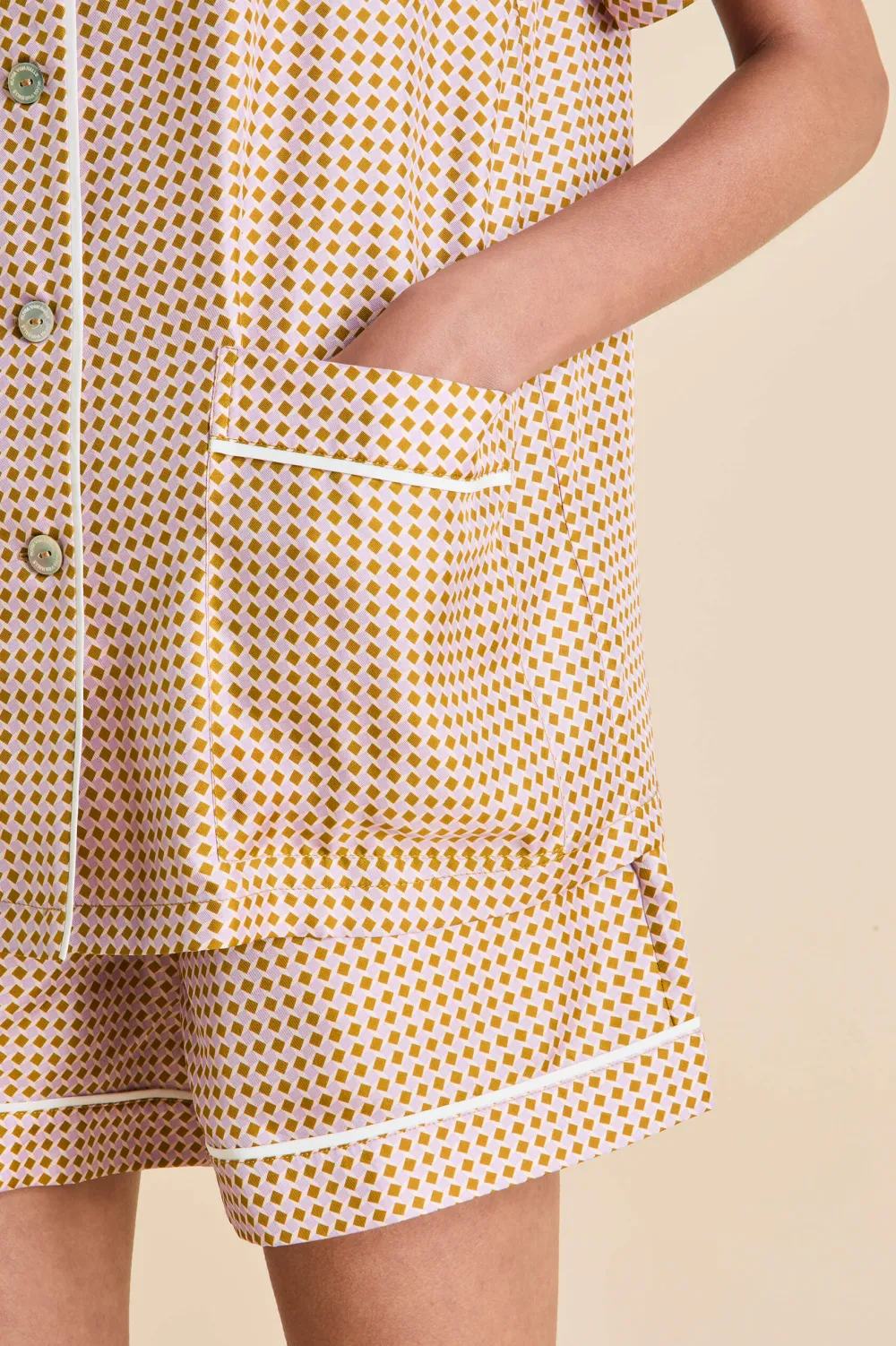 Discount Ingo Sarrazin Geometric Pajamasin Silk Twill Pajamas