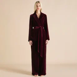 Fashion Jagger Pyjamasin Silk Velvet Pajamas