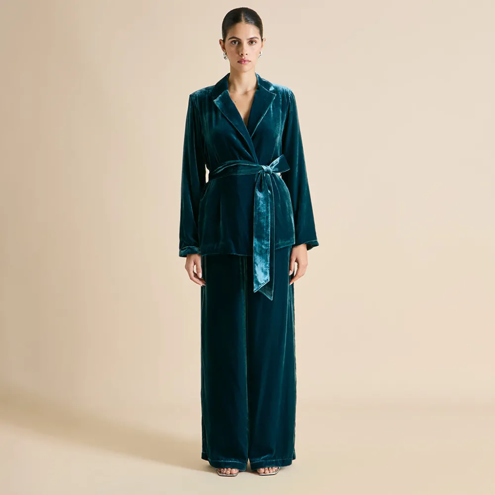 Cheap Jagger Ocean Pajamasin Silk Velvet Pajamas