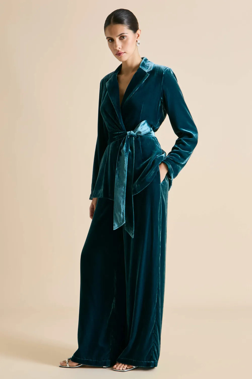 Cheap Jagger Ocean Pajamasin Silk Velvet Pajamas
