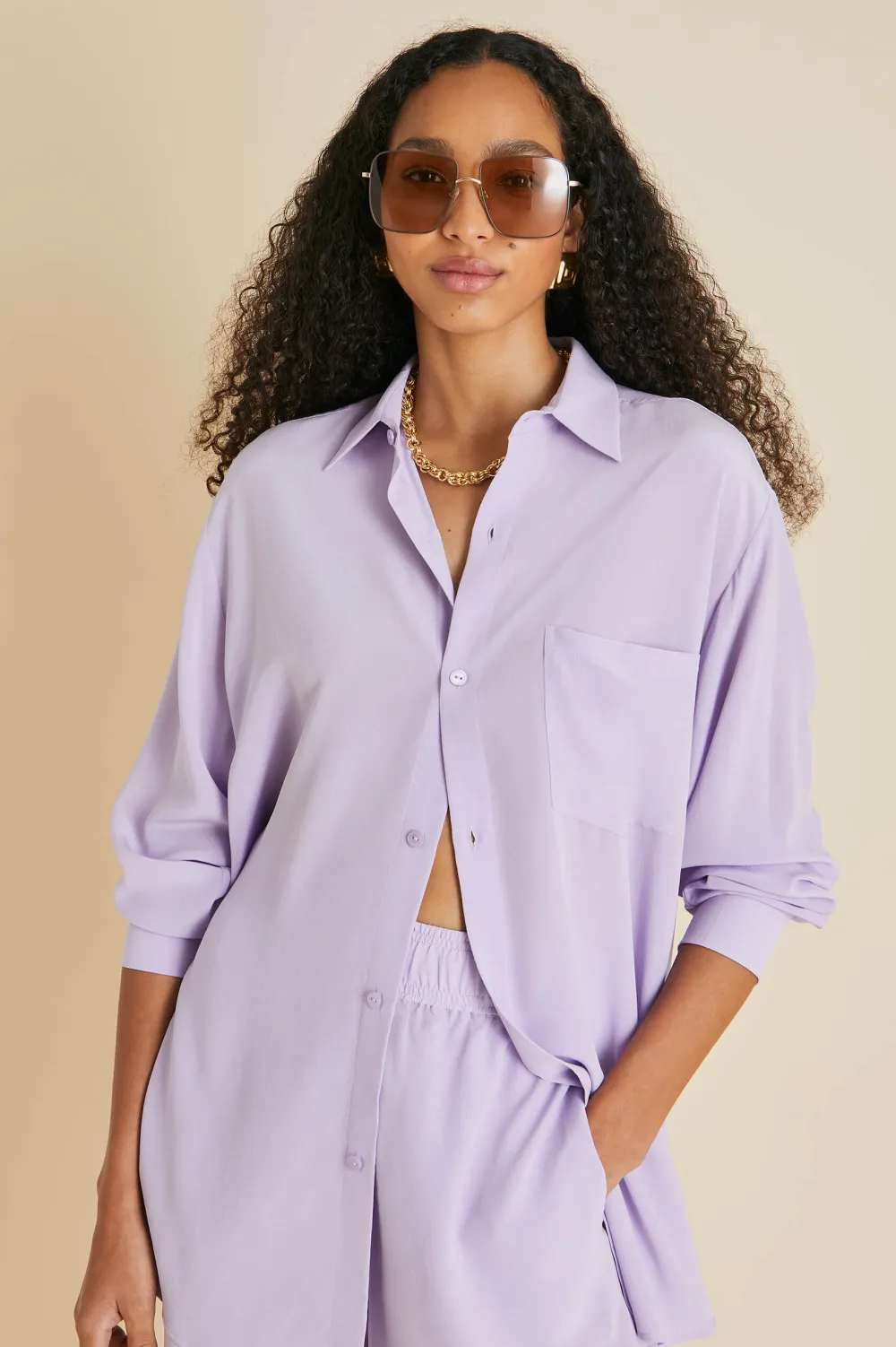 Cheap Kick Pajamasin Silk Crêpe de Chine Pajamas