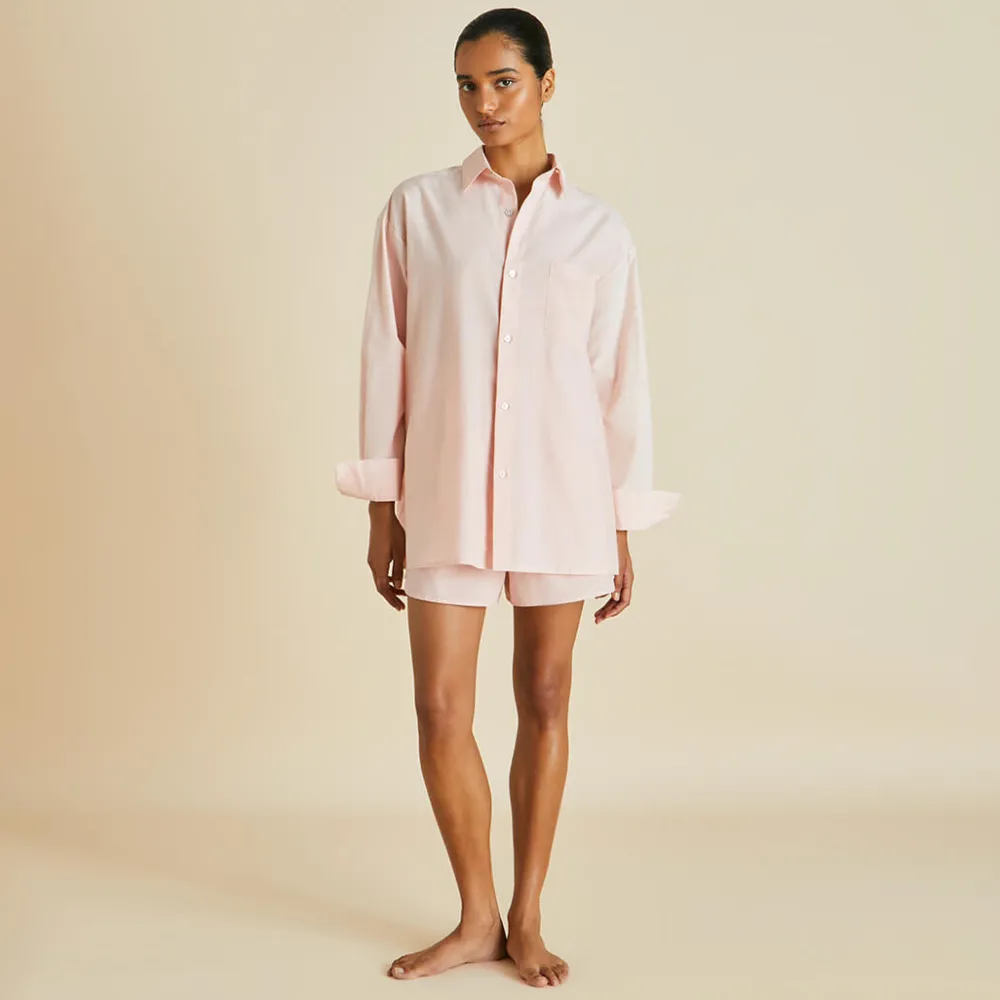 Cheap Kick Pink Pajamasin Cotton-Silk Pajamas