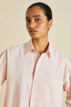 Cheap Kick Pink Pajamasin Cotton-Silk Pajamas