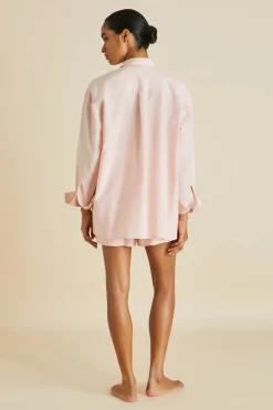 Cheap Kick Pink Pajamasin Cotton-Silk Pajamas