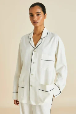 Fashion Laurent Pajamasin Sandwashed Silk Pajamas