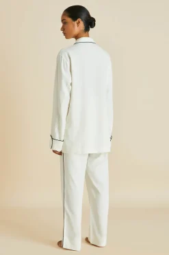 Fashion Laurent Pajamasin Sandwashed Silk Pajamas