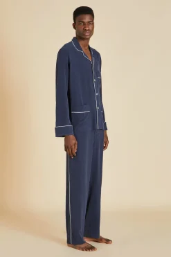Hot Laurent Pajamasin Sandwashed Silk Pajamas